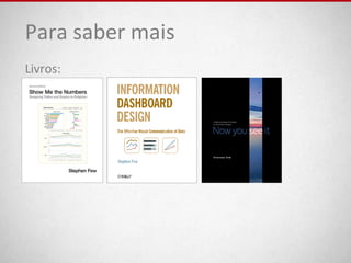 Para saber mais
Livros:
 