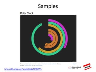 Samples
http://bl.ocks.org/mbostock/1096355
 