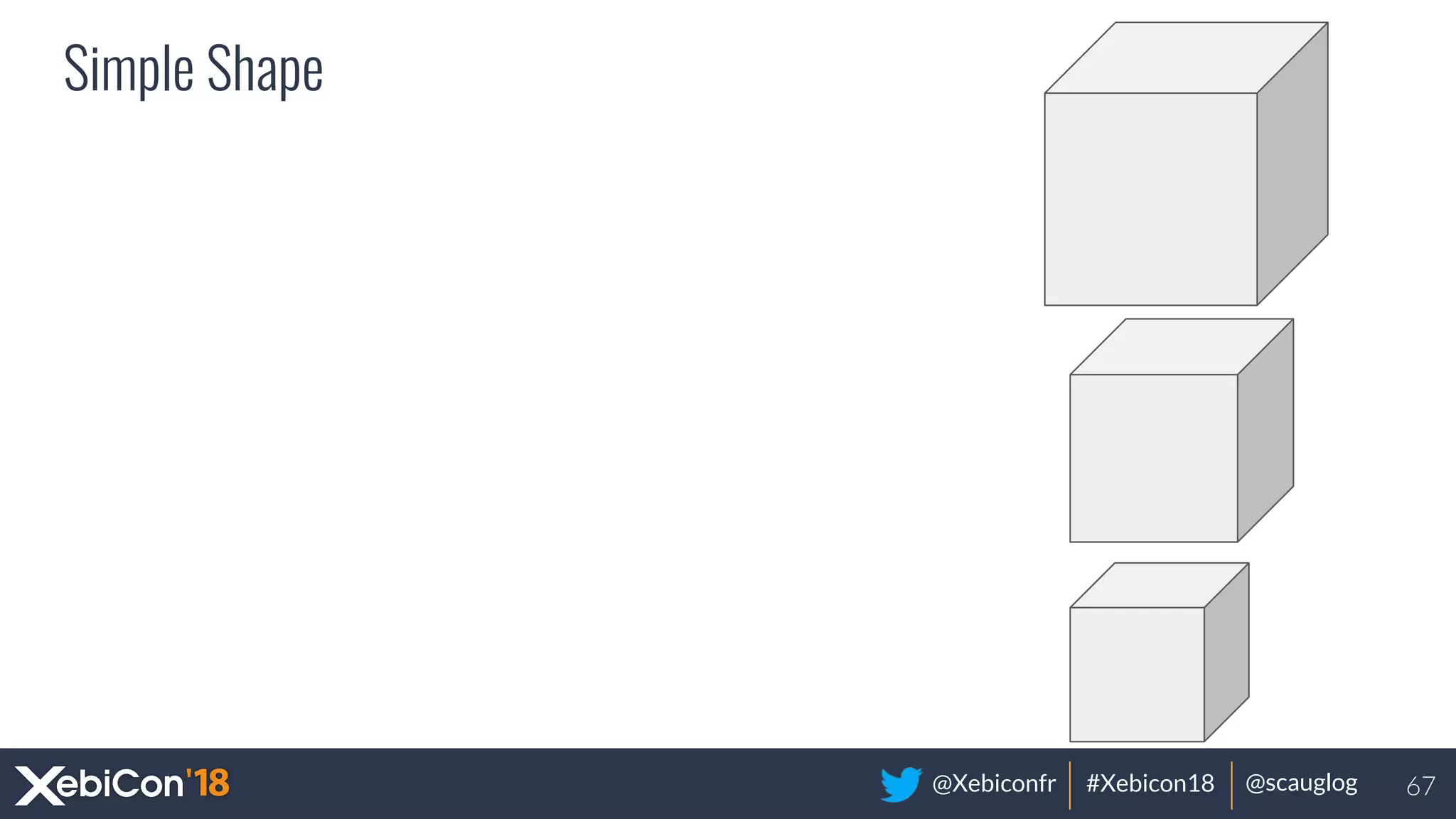 @Xebiconfr #Xebicon18 @scauglog
Simple Shape
67
 