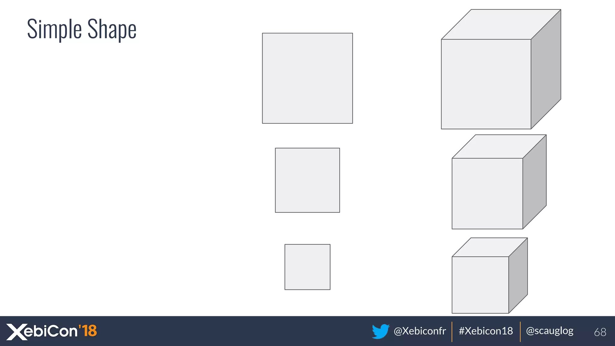 @Xebiconfr #Xebicon18 @scauglog
Simple Shape
68
 