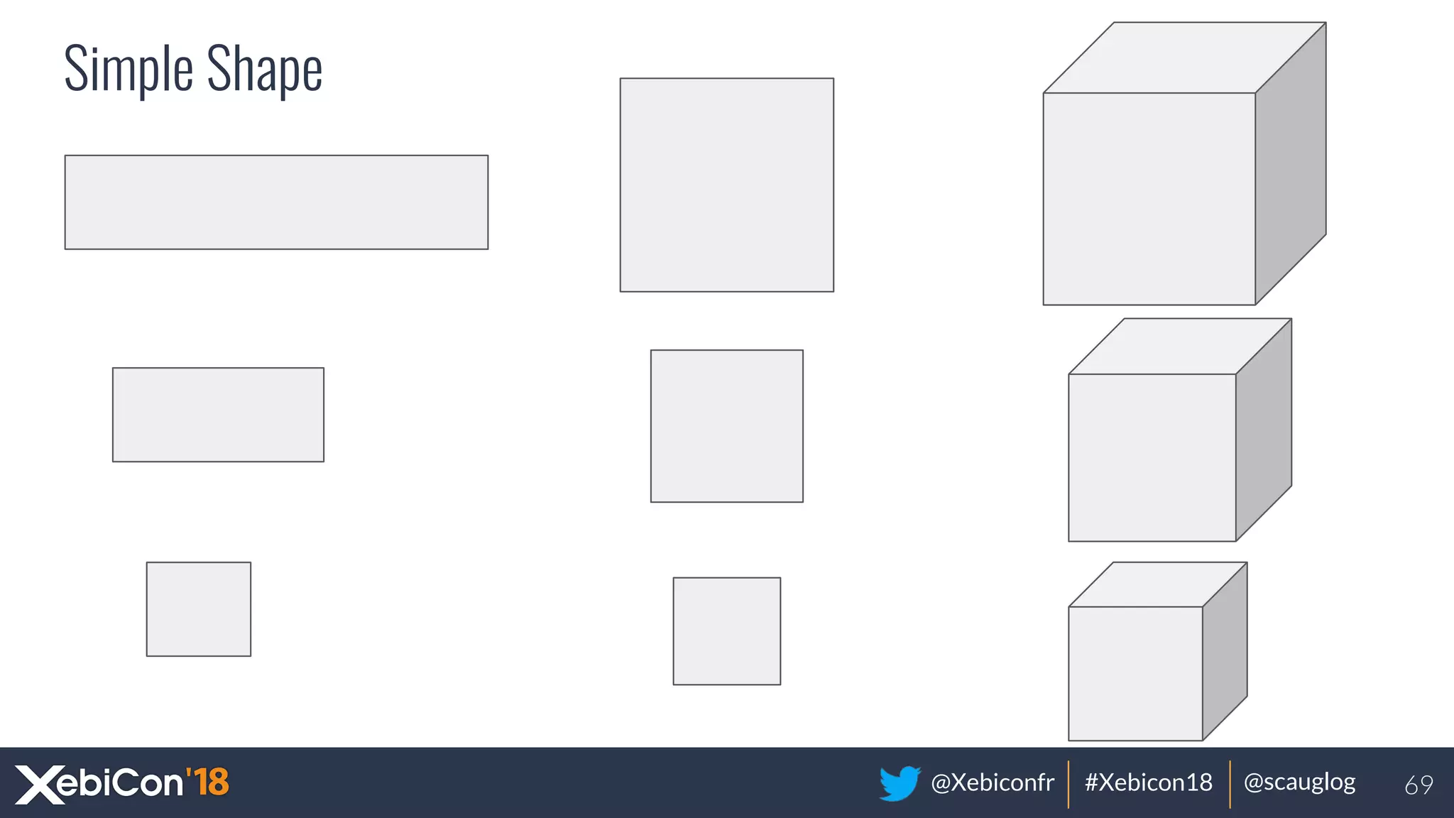 @Xebiconfr #Xebicon18 @scauglog
Simple Shape
69
 
