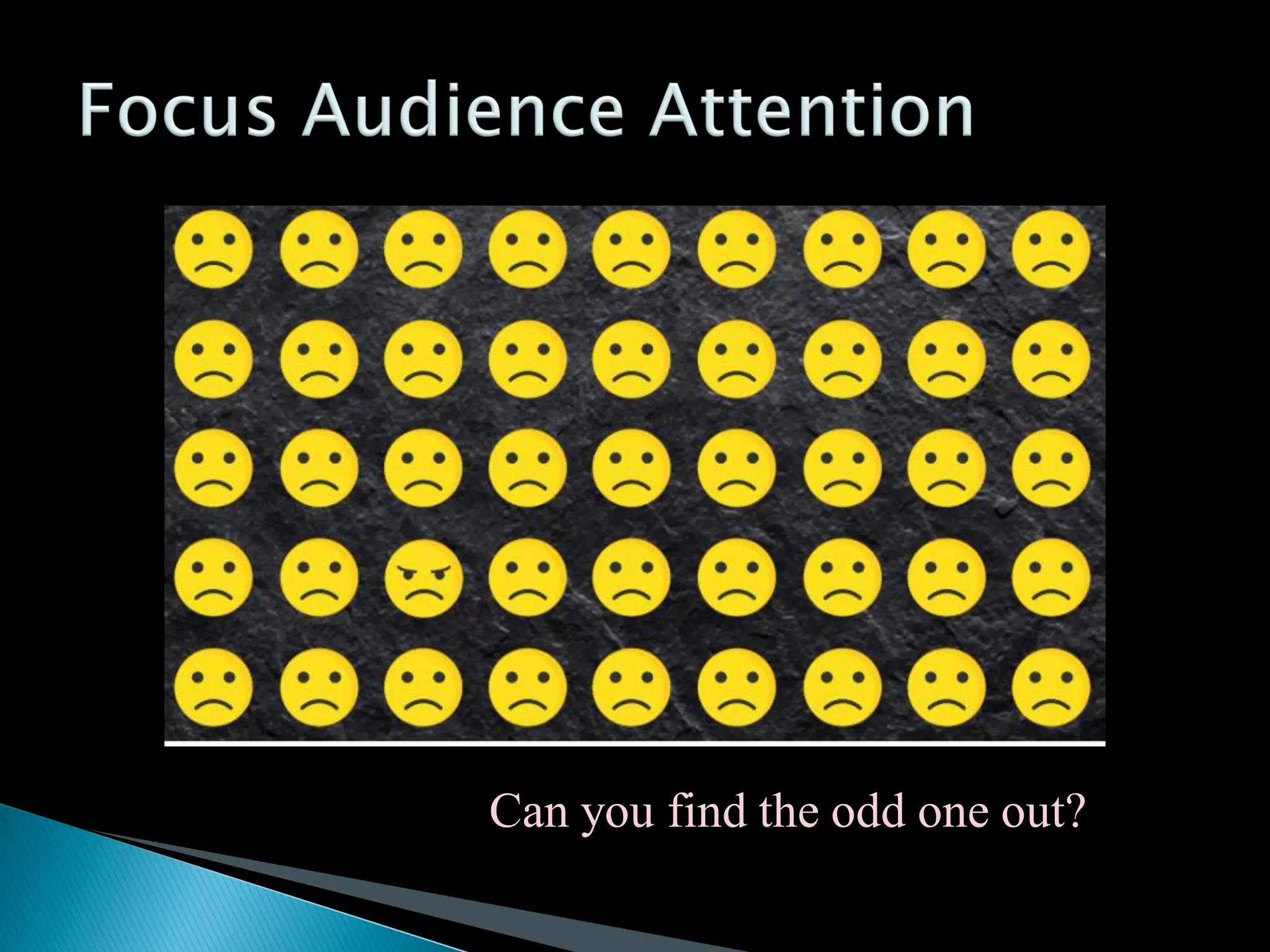 Can you find the odd one out?
 