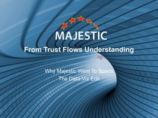From Trust Flows Understanding
Why Majestic Went To Space
The Data-Viz Edit
 