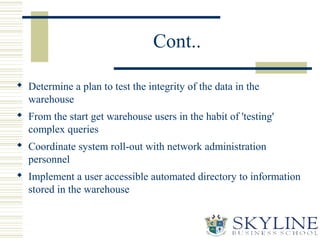 Data Warehouse Basic Guide | PPT