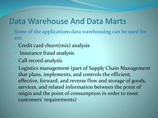 Data warehouse | PPTX