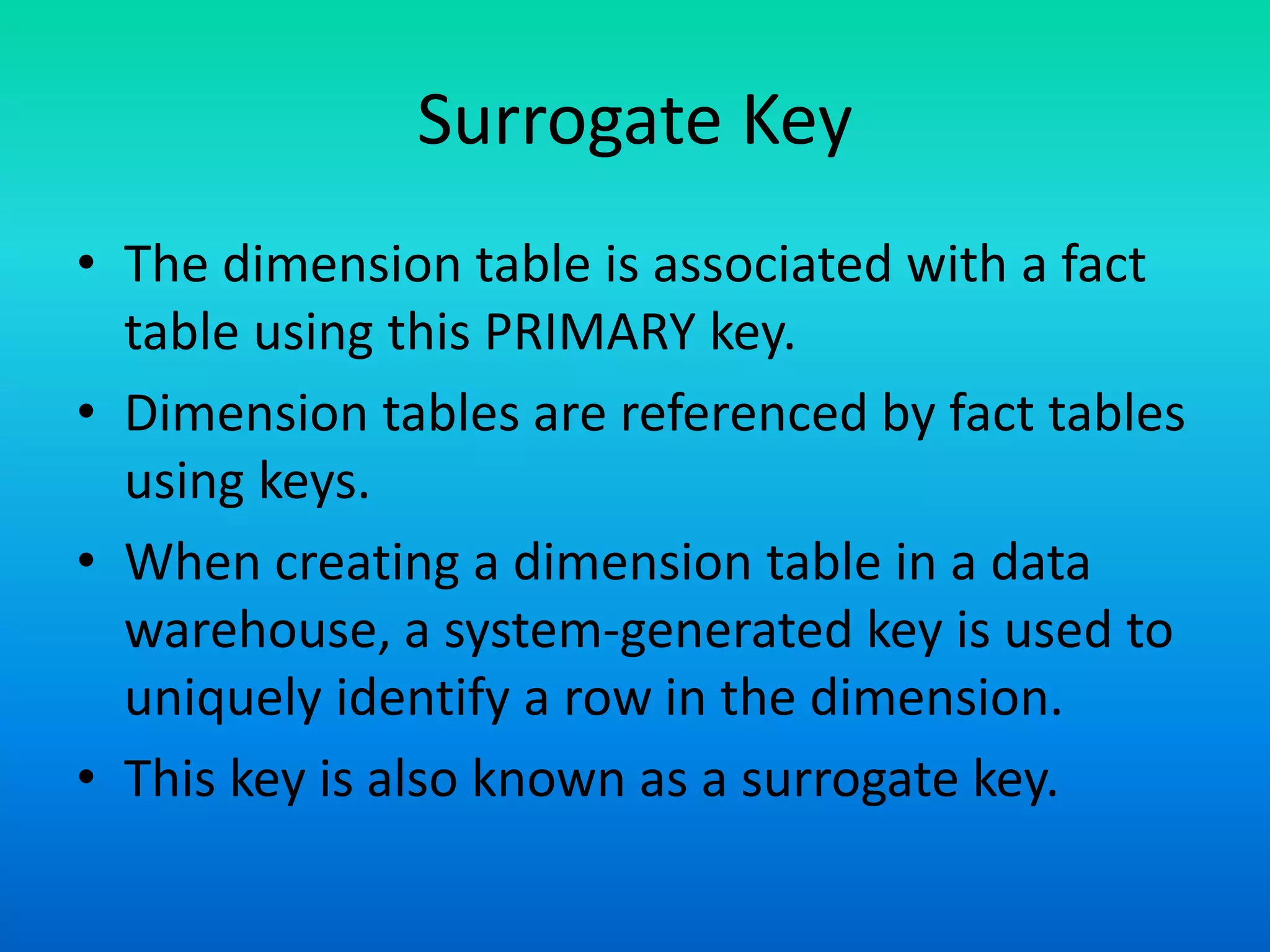 Data warehouse 18 logical dimensional model for data warehouse | PPT