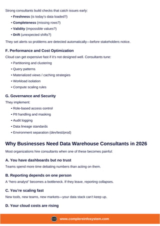 Data Warehouse Consultants Explained What They Do and Why You Need One ...