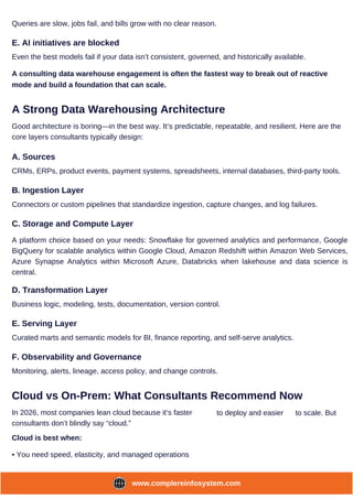 Data Warehouse Consultants Explained What They Do and Why You Need One ...
