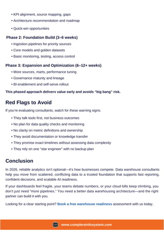 Data Warehouse Consultants Explained What They Do and Why You Need One ...