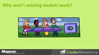 Why won’t existing models work?
 