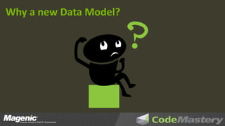 Why a new Data Model?
 