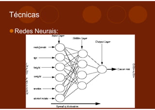 Técnicas

 Redes Neurais:
 