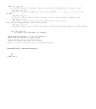 Data Warehouse Project | DOCX