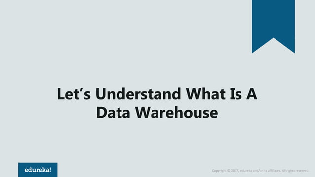 Data Warehouse Tutorial For Beginners | Data Warehouse Concepts | Data ...