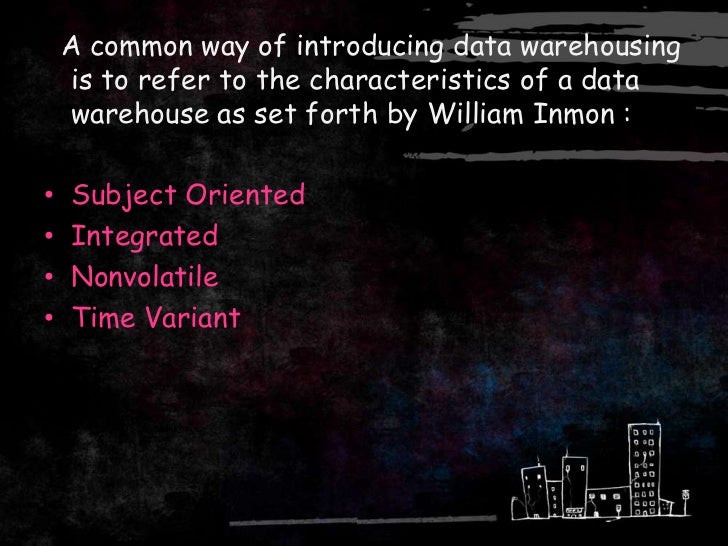 Data warehousing