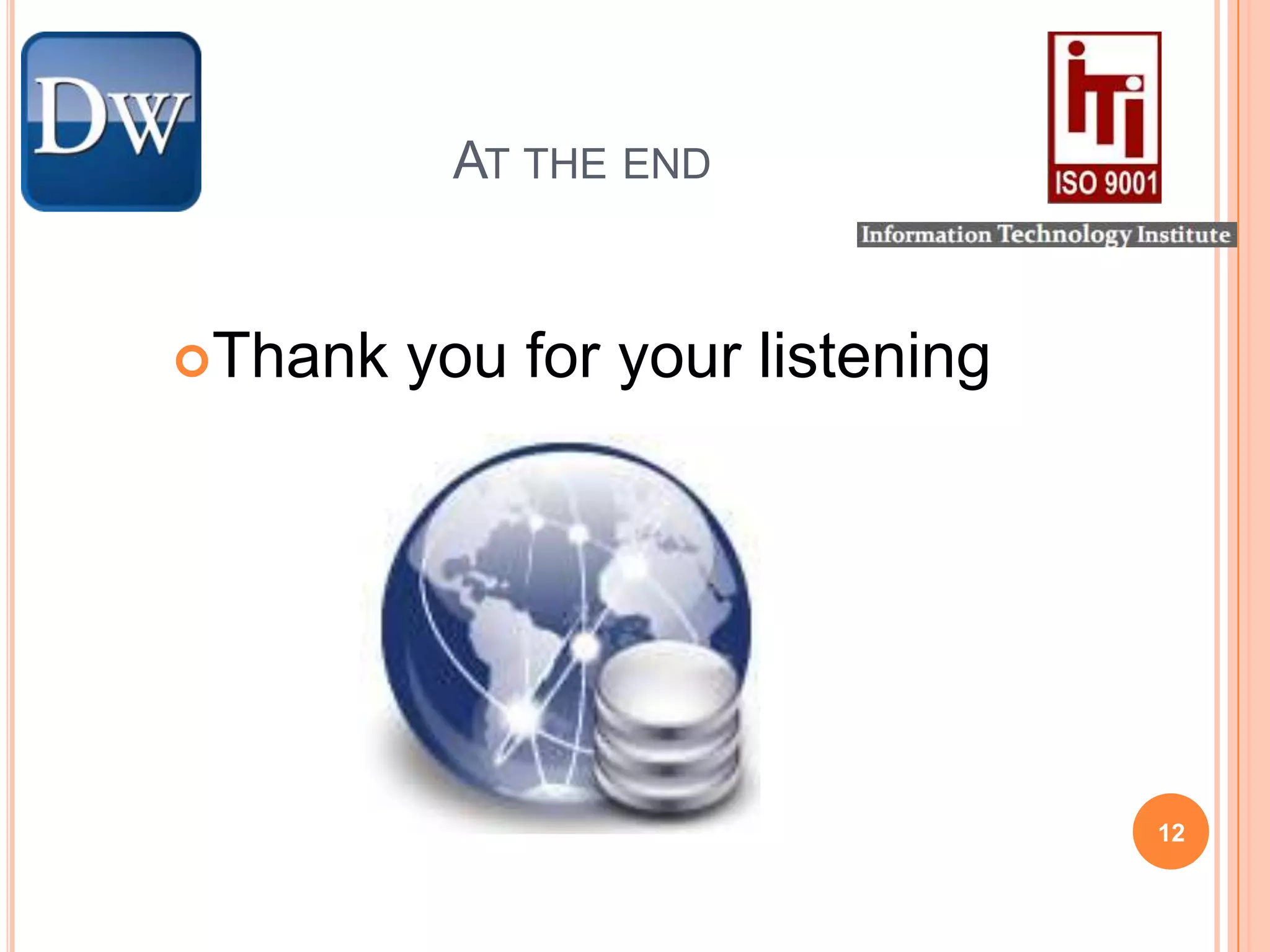 12Thank you for your listening At the end