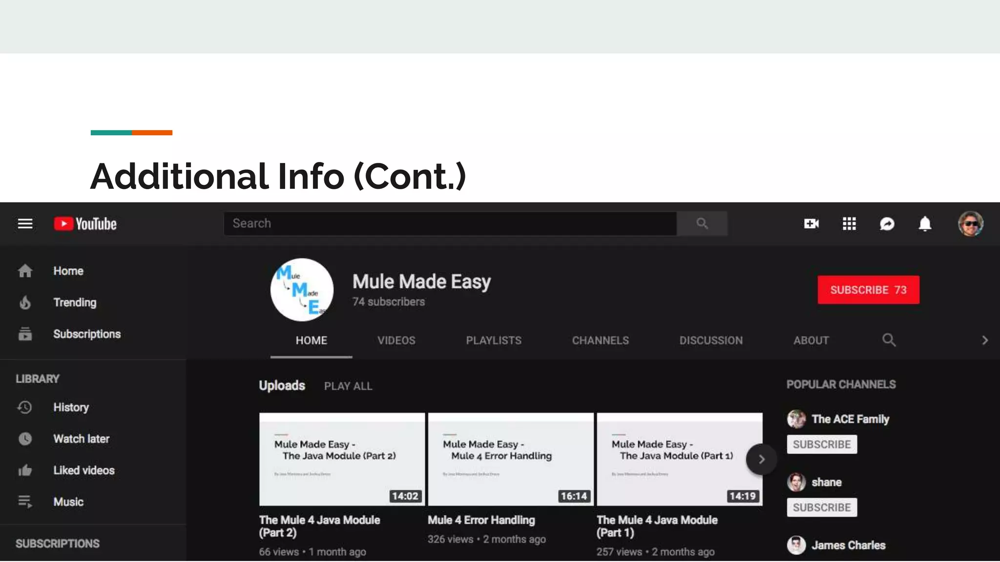 Additional Info (Cont.)
 