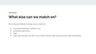 Data weave 2.0 advanced (recursion, pattern matching) | PPTX