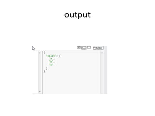 output
 
