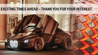 EXCITING TIMES AHEAD – THANKYOU FORYOUR INTEREST.
 