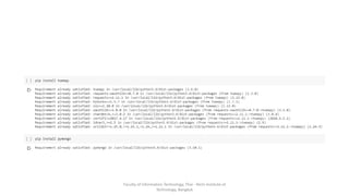 Faculty of Information Technology, Thai - Nichi Institute of
Technology, Bangkok
 