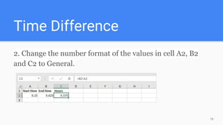 Spreadsheet Date & Time Functions | PDF