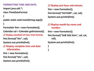 Date and time | PPT