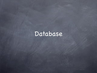 Database
 