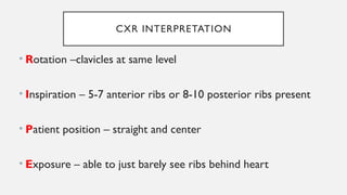 Comprehensive Guide to Chest X-Ray Interpretation and Diagnosis | PPTX