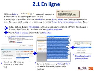 2.1 En ligne
 