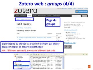 Zotero
nomade
Auteur : Rob Faulkner - CC-BY -Source : Flickr
1.Bibliothèque
Zotero nomade
2.Firefox et Zotero
portables
 