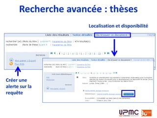 Recherche avancée : thèses
Localisation et disponibilité
Créer une
alerte sur la
requête
 