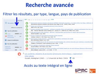 Recherche avancée
Filtrer les résultats, par type, langue, pays de publication
Accès au texte intégral en ligne
 