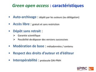 Gold open access :
la voie dorée
 