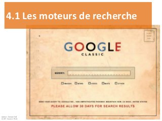 4.1 Les moteurs de recherche
Auteur : Duncan Hull
CC-BY - Source : Flickr
 