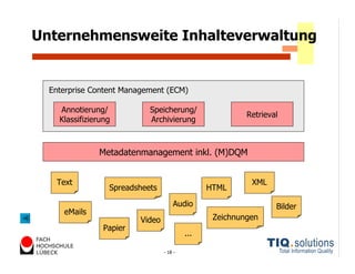 Datenqualitätsmanagement heute und morgen