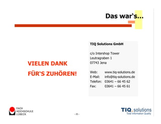 Datenqualitätsmanagement heute und morgen