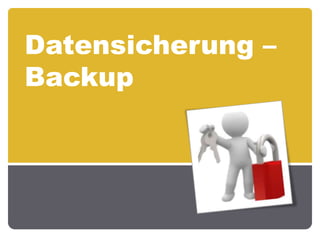 Datensicherung – Backup 