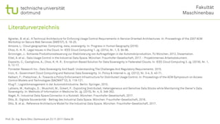 Datensouveränität in Produktions- und Logistiknetzwerken