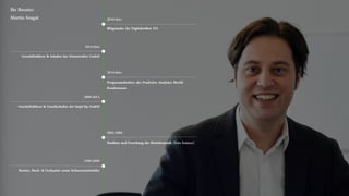 Das Team entscheidet.
Deswegen unterstützen wir Sie dabei das richtige Team
für Ihre Unternehmung zusammenzustellen:
 Projektteams anleiten
 Führungskräfte coachen
 Dienstleister und Bewerber evaluieren
 