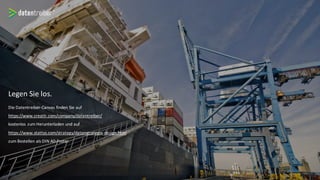 Legen Sie los.
Die Datentreiber-Canvas finden Sie auf
https://www.creatlr.com/company/datentreiber/
kostenlos zum Herunterladen und auf
https://www.stattys.com/strategy/datenstrategie-design.html
zum Bestellen als DIN A0-Poster.
 