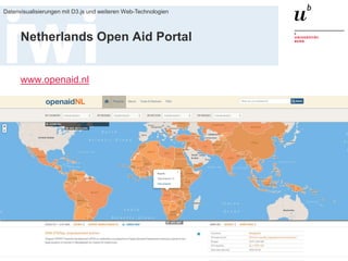 20. Januar 2016
Datenvisualisierungen mit D3.js und weiteren Web-Technologien
44
Netherlands Open Aid Portal
www.openaid.nl
 