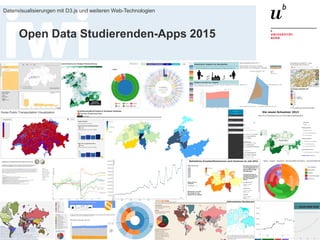 20. Januar 2016
Datenvisualisierungen mit D3.js und weiteren Web-Technologien
93
Open Data Studierenden-Apps 2015
 