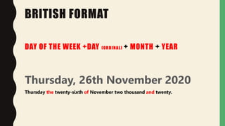 Date In English Format DATES IN ENGLISH.pptx