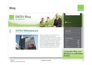 Blog




                                                        Corporate Blog zum
                                      ...
