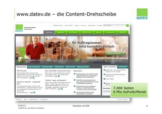 www.datev.de – die Content-Drehscheibe




                                                        7.000 Seiten
          ...