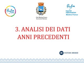 3. ANALISI DEI DATI
ANNI PRECEDENTI
 