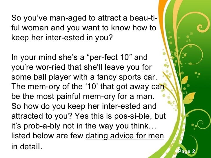 dating tips keep him interested Texting and dating etiquette: are you keeping him interested or dating tips texting and dating are you keeping him interested or pushing him away. dating tips keep him interested Texting and dating etiquette: are you keeping him interested or dating tips texting and dating are you keeping him interested or pushing him away.