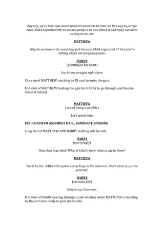 Dating 101 script | DOCX
