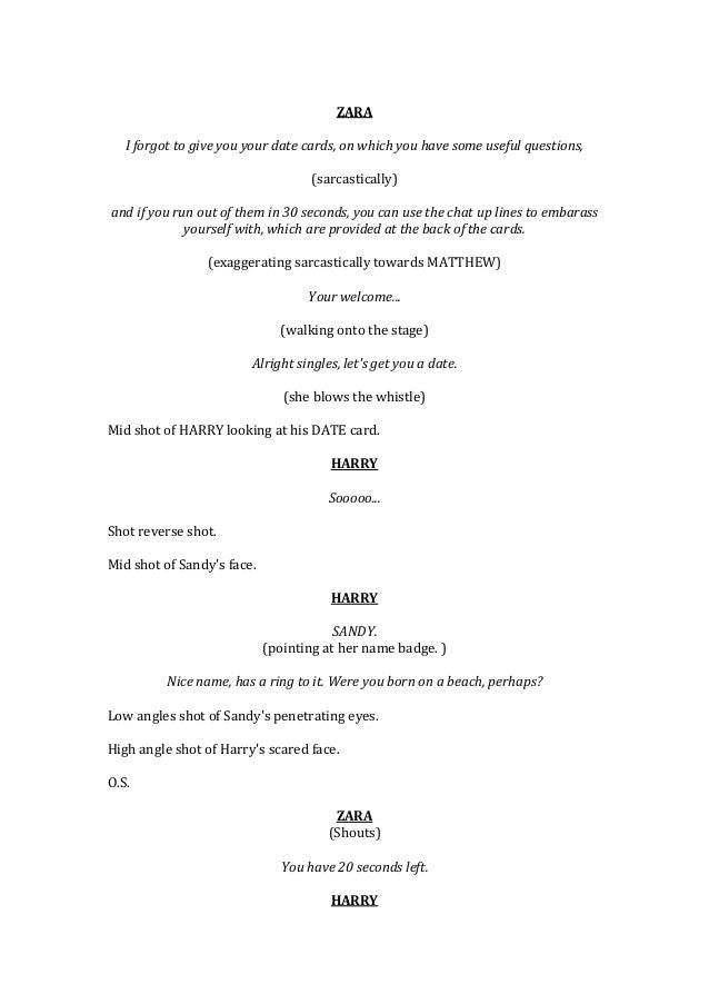 Online dating first letter